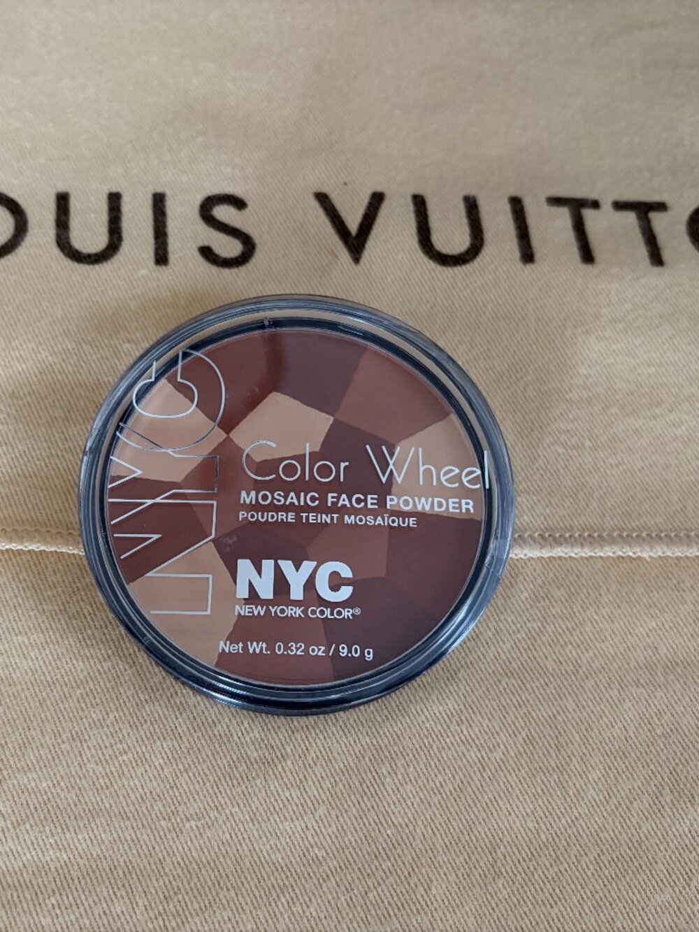 NYC Color Wheel Mosaic Face Powder 724A All Over Bronze Glow - NEW-SEALED-HTF